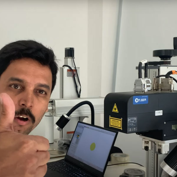 India-Customer-Visit-BOGONG-and-Purchased-3D-Laser-Engraver India Customer Visit BOGONG and Purchased 3D Laser Engraver