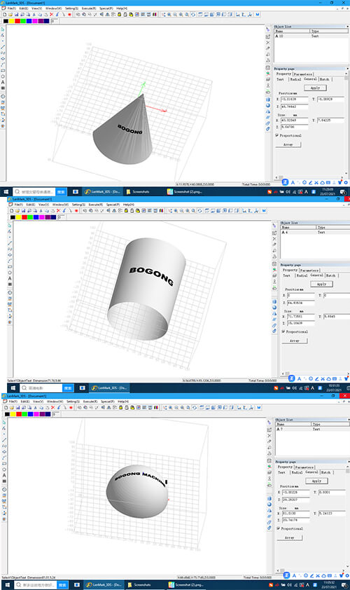 3d laser marking machine