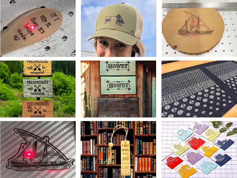 co2打标机样品图片 co2 laser marking machine