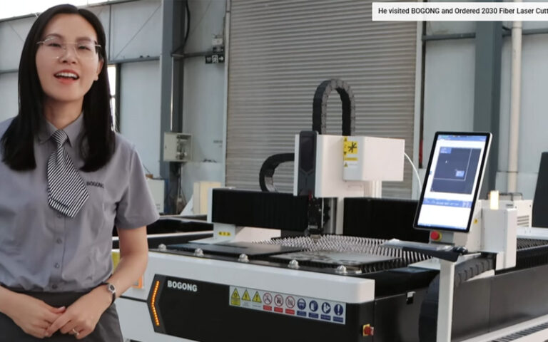 Máquina de corte a laser de fibra OEM para placas de metal pesado-7