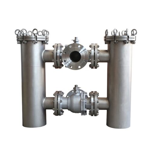 Duplex Basket Strainer for Continuous Liquid Filtration