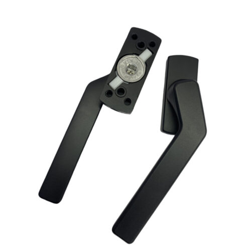 Angular Offset Lever Sliding Handle with Rectangular Base Angular Offset Lever Sliding Handle with Rectangular Base