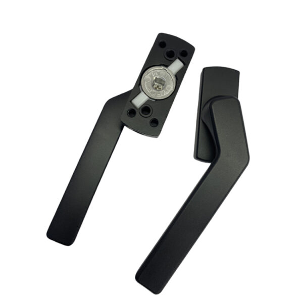 Angular Offset Lever Sliding Handle with Rectangular Base