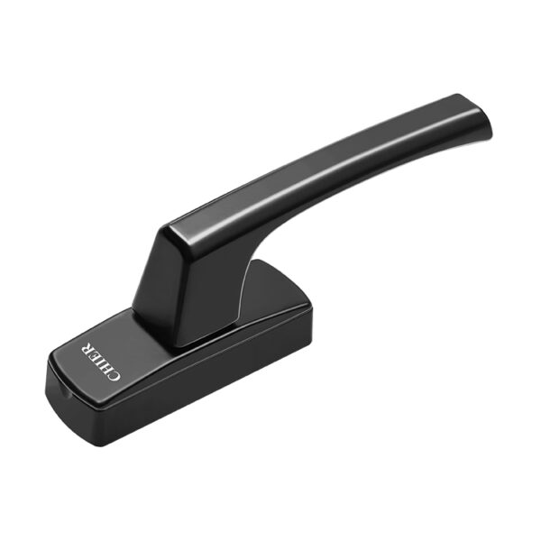Arched-Lever Casement Window Handle with Sculpted Wedge Neck