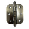 Ball-Tip Butt Door Hinge with Six-Hole Leaf Pattern Ball-Tip Butt Door Hinge with Six-Hole Leaf Pattern