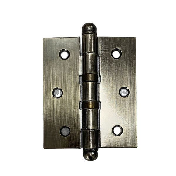 Ball-Tip Butt Door Hinge with Six-Hole Leaf Pattern Ball-Tip Butt Door Hinge with Six-Hole Leaf Pattern