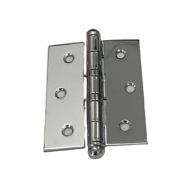 Ball-Tip Butt Door Hinge with Six-Hole Leaf Pattern Ball-Tip Butt Door Hinge with Six-Hole Leaf Pattern