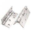 Brushed Silver Butt Door Hinge with Countersunk Fixing Holes Brushed Silver Butt Door Hinge with Countersunk Fixing Holes