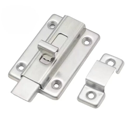 Channel-Covered Surface Slide Bolt Lock with Bridge Keeper Channel-Covered Surface Slide Bolt Lock with Bridge Keeper