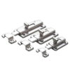 Channel-Covered Surface Slide Bolt Lock with Bridge Keeper Channel-Covered Surface Slide Bolt Lock with Bridge Keeper