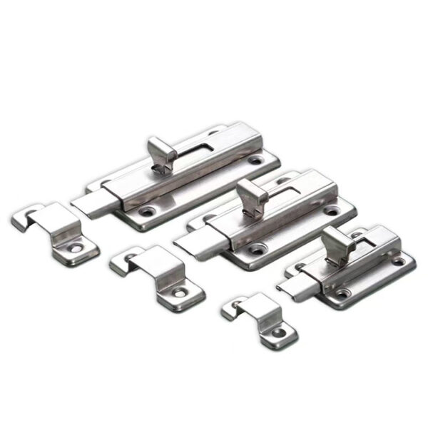 Channel-Covered Surface Slide Bolt Lock with Bridge Keeper Channel-Covered Surface Slide Bolt Lock with Bridge Keeper