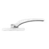 Curved Lever Blade-Drive Window Handle with Covered Fixings Curved Lever Blade-Drive Window Handle with Covered Fixings