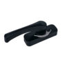 Curved-Lever Window Sash Lock with Exposed Sweep Cam