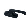 Curved-Lever Window Sash Lock with Exposed Sweep Cam