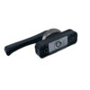 Curved-Lever Window Sash Lock with Exposed Sweep Cam