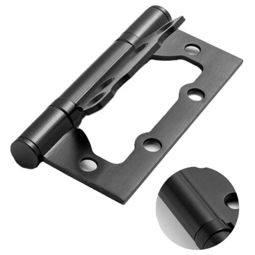 Decorative Non-Mortise Door Hinge with Contoured Nesting Leaf Decorative Non-Mortise Door Hinge with Contoured Nesting Leaf