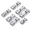 Elongated Guide Surface Slide Bolt Lock with Wrapover Keeper