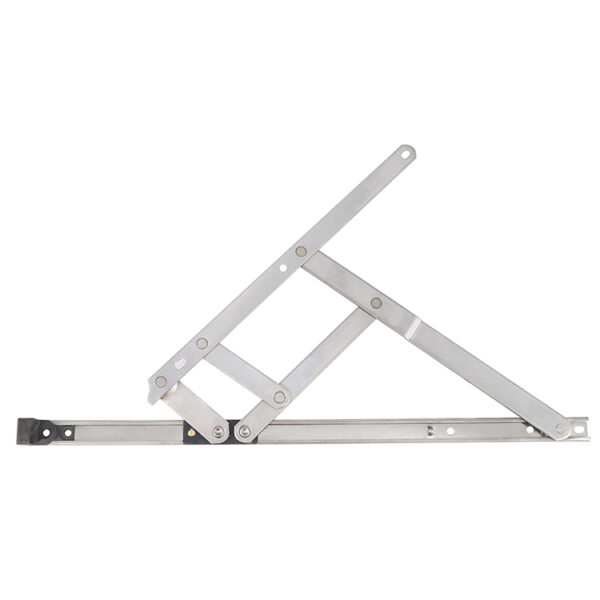 Extended-Arm Friction Stay Window Hinge with Adjustable Slider
