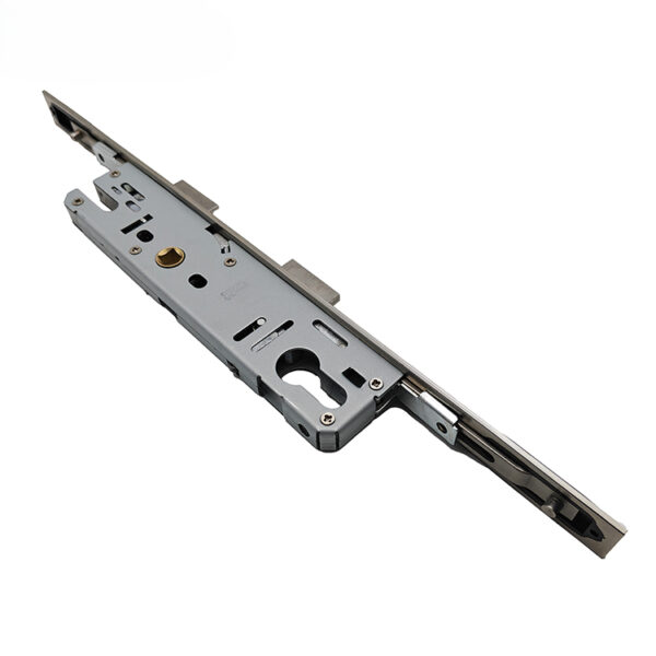 Extended-Strip Multipoint Door Lock with Central Gearbox
