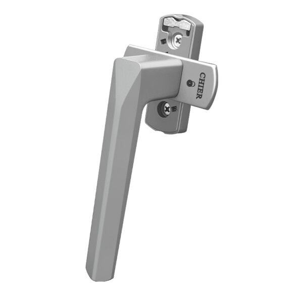 Faceted Casement Window Handle with Concealed-Fixing Base