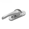 Faceted-Lever Window Sash Lock with Raised Central Base