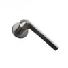 Faceted-Neck Flat Lever Door Handle on Round Rose Faceted-Neck Flat Lever Door Handle on Round Rose