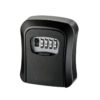 Flat-Panel Four-Dial Wall Mount Key Lock Box with Side Release