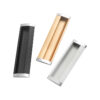 Fold-Out Recessed Sliding Handle with Curved End Caps Fold-Out Recessed Sliding Handle with Curved End Caps