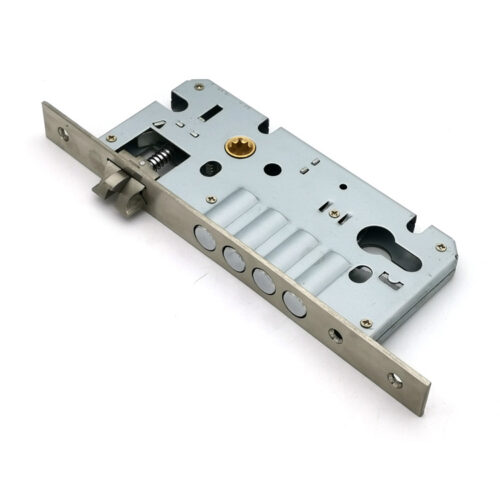 Four-Bolt Mortise Door Lock with Matching Keeper Set Four-Bolt Mortise Door Lock with Matching Keeper Set