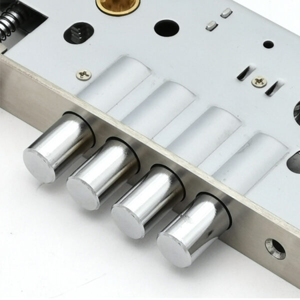 Four-Bolt Mortise Door Lock with Matching Keeper Set