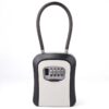 Four-Dial Portable Key Lock Box with Flexible Hanging Loop Four-Dial Portable Key Lock Box with Flexible Hanging Loop