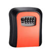 Four-Dial Wall Mount Key Lock Box with Color Front Panel