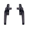 Handed Window Lever Handle with Split Four-Hole Mounting Base