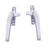 Handed Window Lever Handle with Split Four-Hole Mounting Base