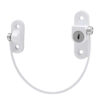 Key-Locking Cable Casement Restrictor with Separate Anchor