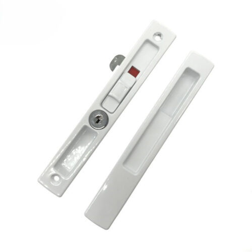 Key-Locking Recessed Casement Lock with Matching Pull Plate Key-Locking Recessed Casement Lock with Matching Pull Plate