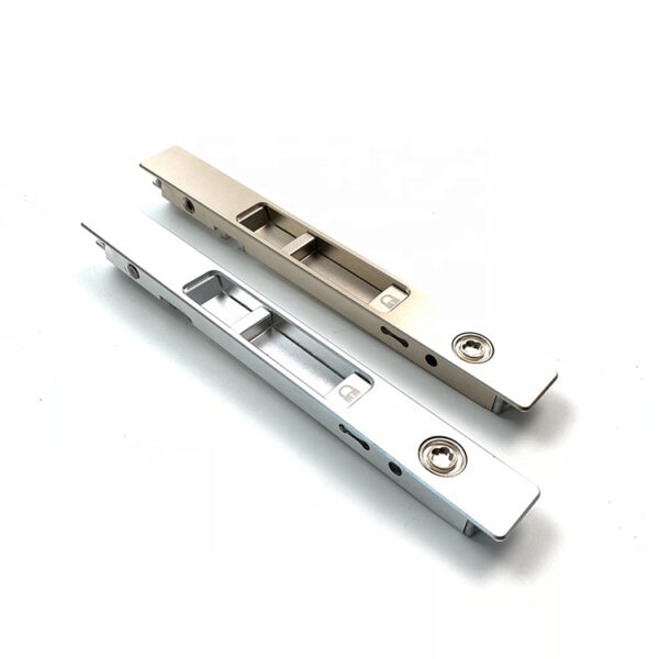 Key-Locking Recessed Touch Lock Set with Adjustable Fitting Kit