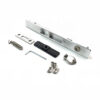 Key-Locking Recessed Touch Lock Set with Adjustable Fitting Kit