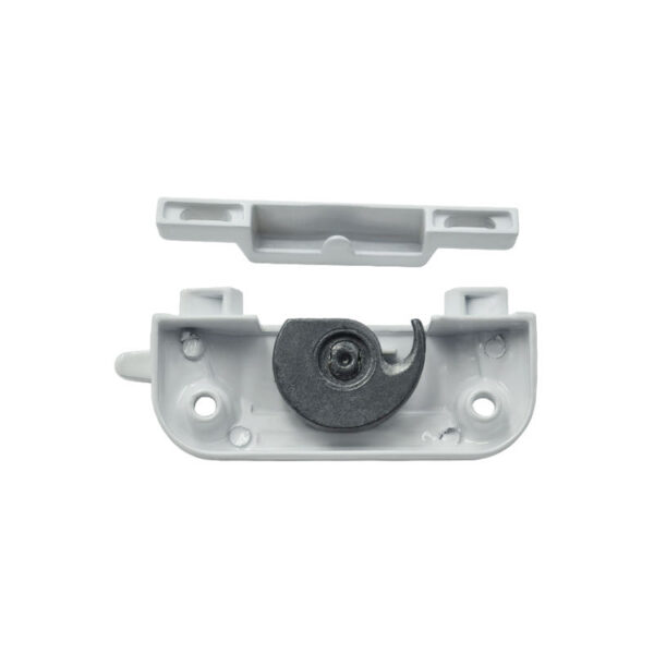 Lever-Operated Window Sash Latch with Channel Keeper