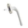 Long Curved Lever Sliding Window Handle with Oval Base