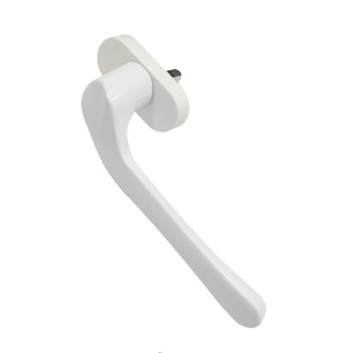 Long Curved Lever Sliding Window Handle with Oval Base Long Curved Lever Sliding Window Handle with Oval Base