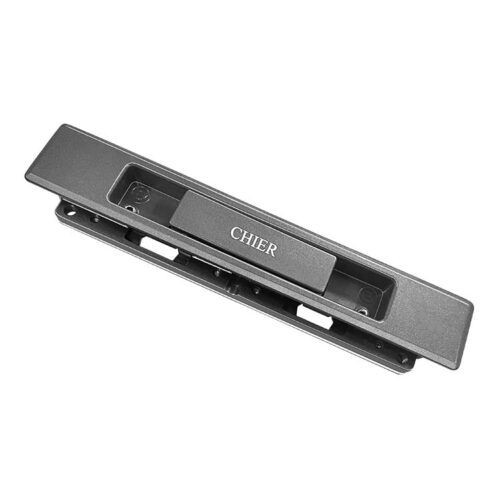 Low-Profile Casement Lock with Wide Central Sliding Paddle Low-Profile Casement Lock with Wide Central Sliding Paddle