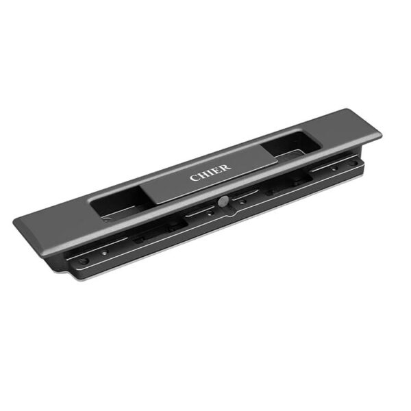 Low-Profile Casement Lock with Wide Central Sliding Paddle