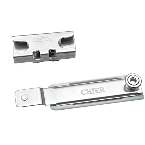 Low-Profile Roller Arm Window Stay with Twin-Slot Keeper Low-Profile Roller Arm Window Stay with Twin-Slot Keeper