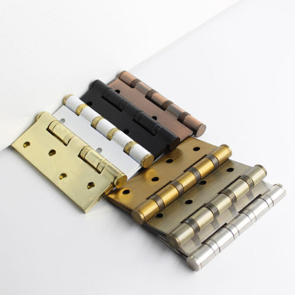 Multi-Finish Five-Knuckle Butt Door Hinge with Rectangular Leaves