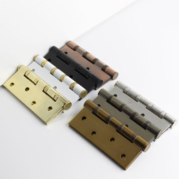 Multi-Finish Five-Knuckle Butt Door Hinge with Rectangular Leaves