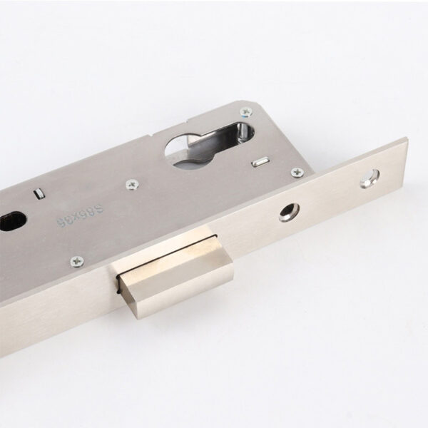 Narrow Faceplate Multipoint Door Lock Gearbox with Latch and Deadbolt