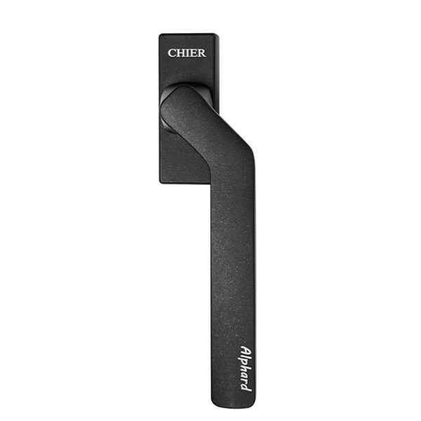 Offset-Neck Casement Window Handle with Slim Rectangular Base