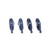 Oval-Base Window Sash Lock with Teardrop-Grip Lever Oval-Base Window Sash Lock with Teardrop-Grip Lever