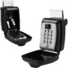 Over-the-Door Push-Button Key Lock Box with Hinged Cover Over-the-Door Push-Button Key Lock Box with Hinged Cover